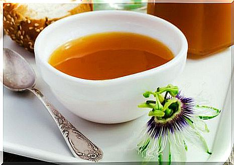 Passionflower infusion (food for nervous people).