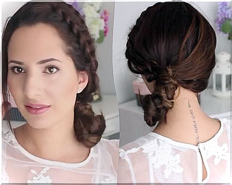 Attractive braided hairstyle