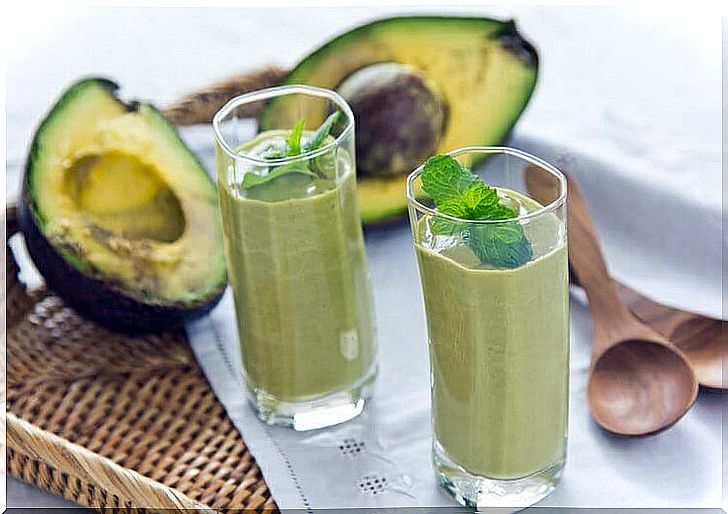 Smoothie-avocado brain health