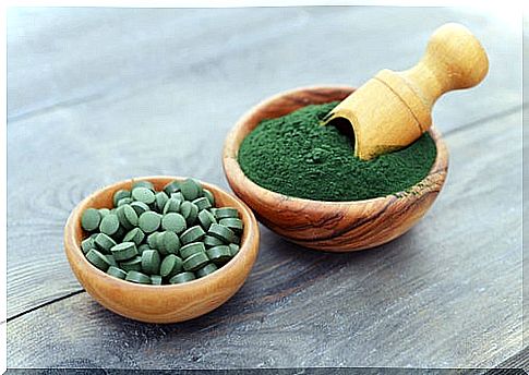 Spirulina supplements to increase the buttocks