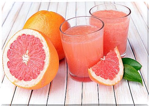 Pink grapefruit